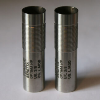 S/H Pair of Teague Chokes for 20ga Beretta Optima HP Flush Fit 3/8 (Light Modifed)